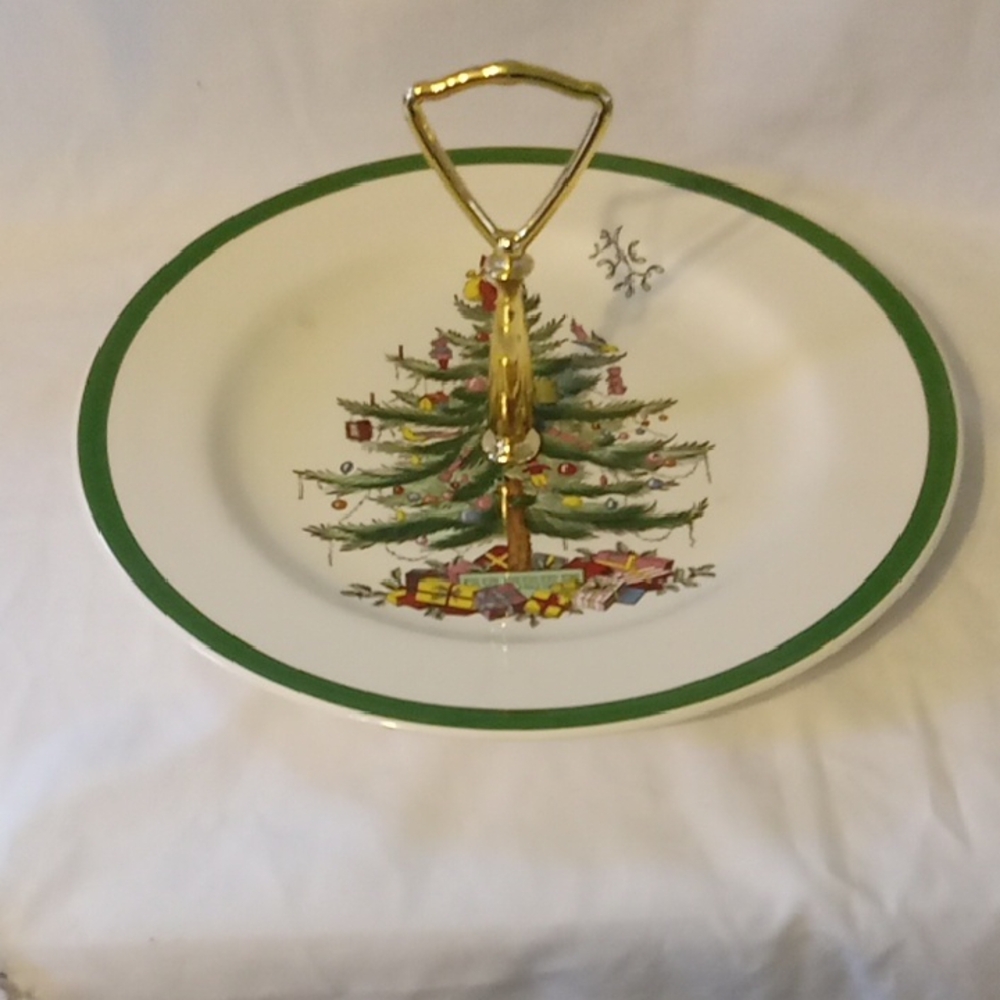 Spode Christmas Tree Tid Bit Plate
